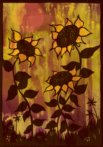 Sunflowers In The Sky