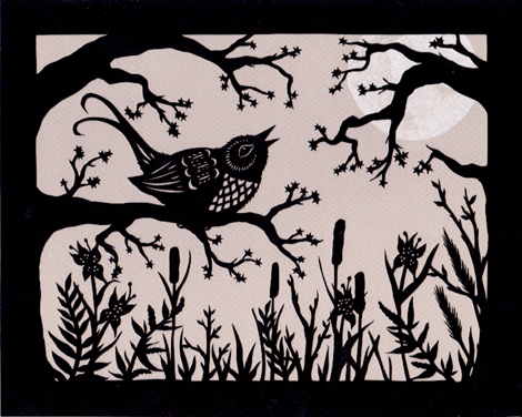 By the Light of the Moon - Paper Cutting