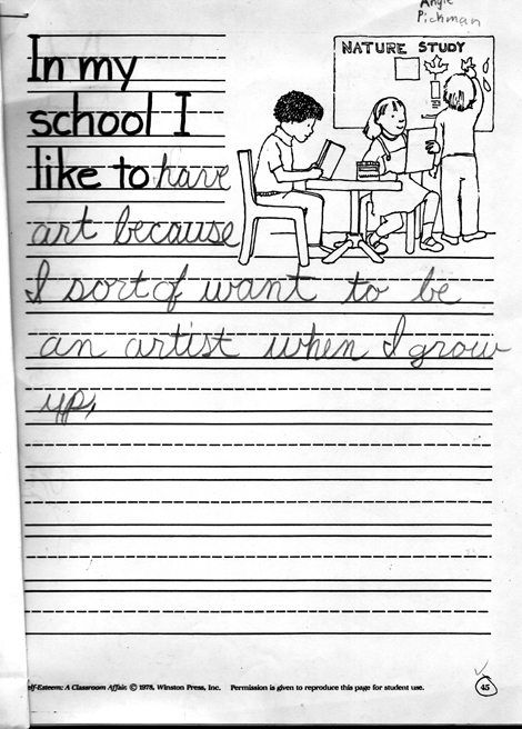 Sort of want to be an artist