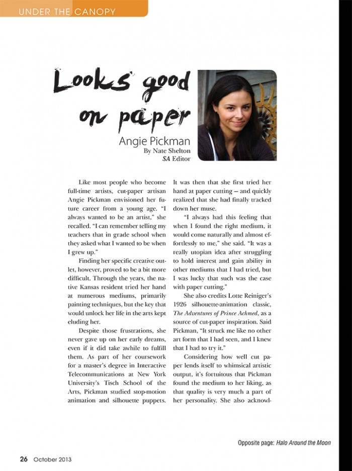 Sunshine Artist Magazine Feature