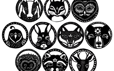 Woodland Critters – A Series of Paper Cuttings